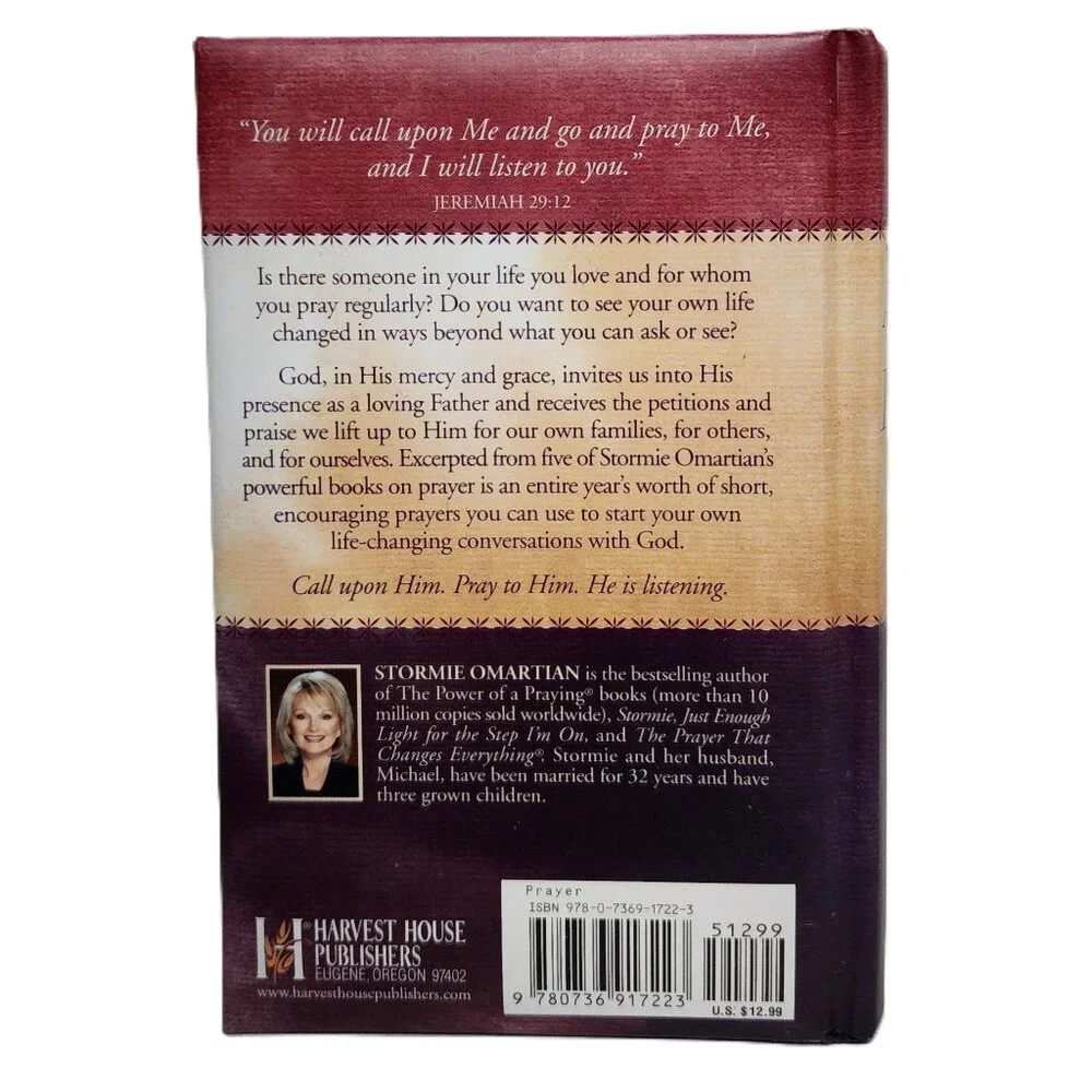 A Book of Prayer: 365 Prayers for Victorious Living 2006 HC by Stormie Omartian